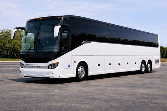 56-passenger charter bus available for charter in Los Lunas, NM